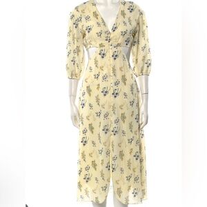 Bash Floral Yellow Dress